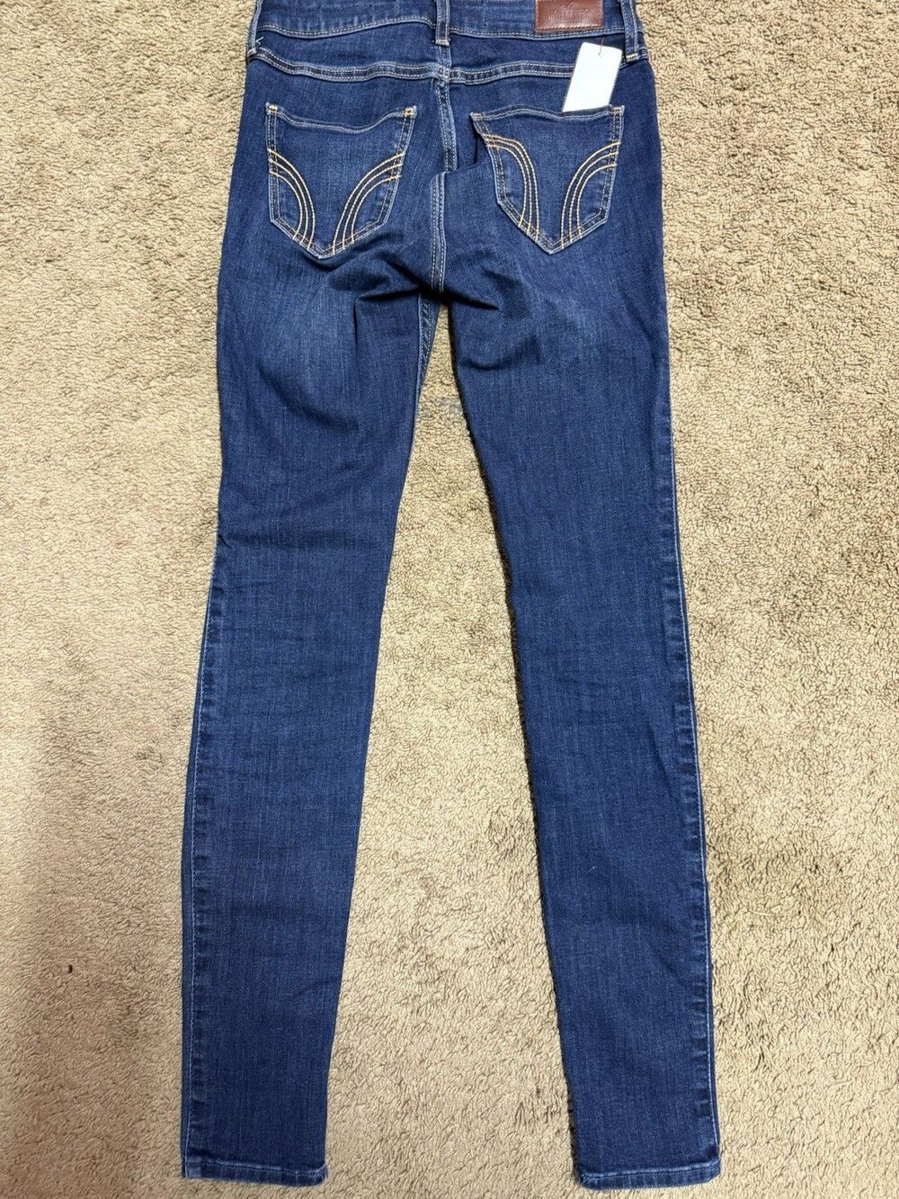 Juniors Hollister jeans midrise super skinny classic stretch W 25 L 30 Size 1R